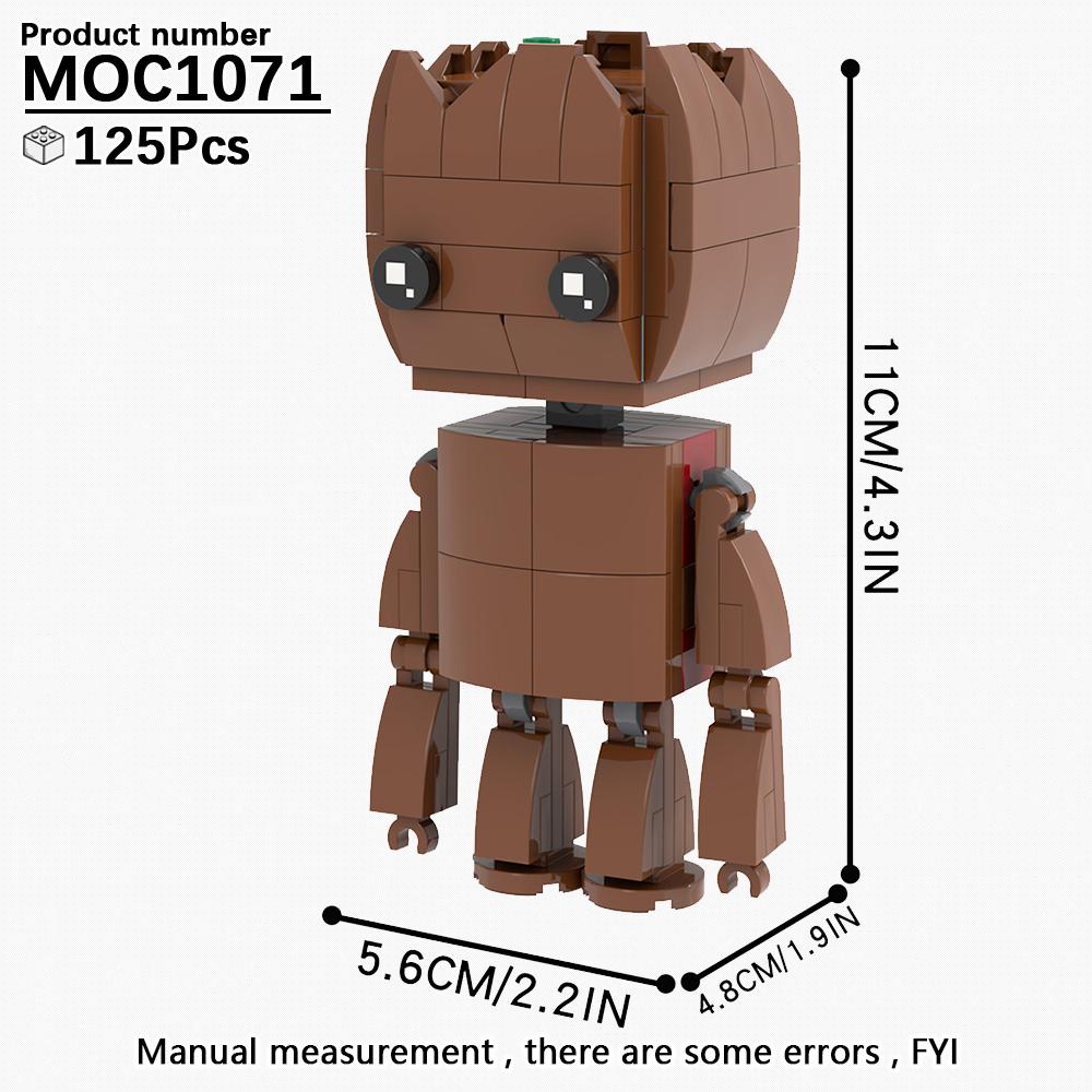 MOOXI Filmreihe MOC Steine Set Figur BrickHeadzed Modell DIY Bausteine Montessori Kinder Bildungsspielzeug Für Kinder Geschenk