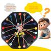 1 Set Kids Rope Untangling Game Twisted Rope Knots Challenge Board Game Logic Thinking Interactive Educational Elastic Rope Unhitching Toy