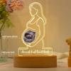 Custom Baby Ultrasound LED Night Light Personalized Photo Bedside Lamp Pregnancy Announcement Keepsake Gift For Pregnant Women