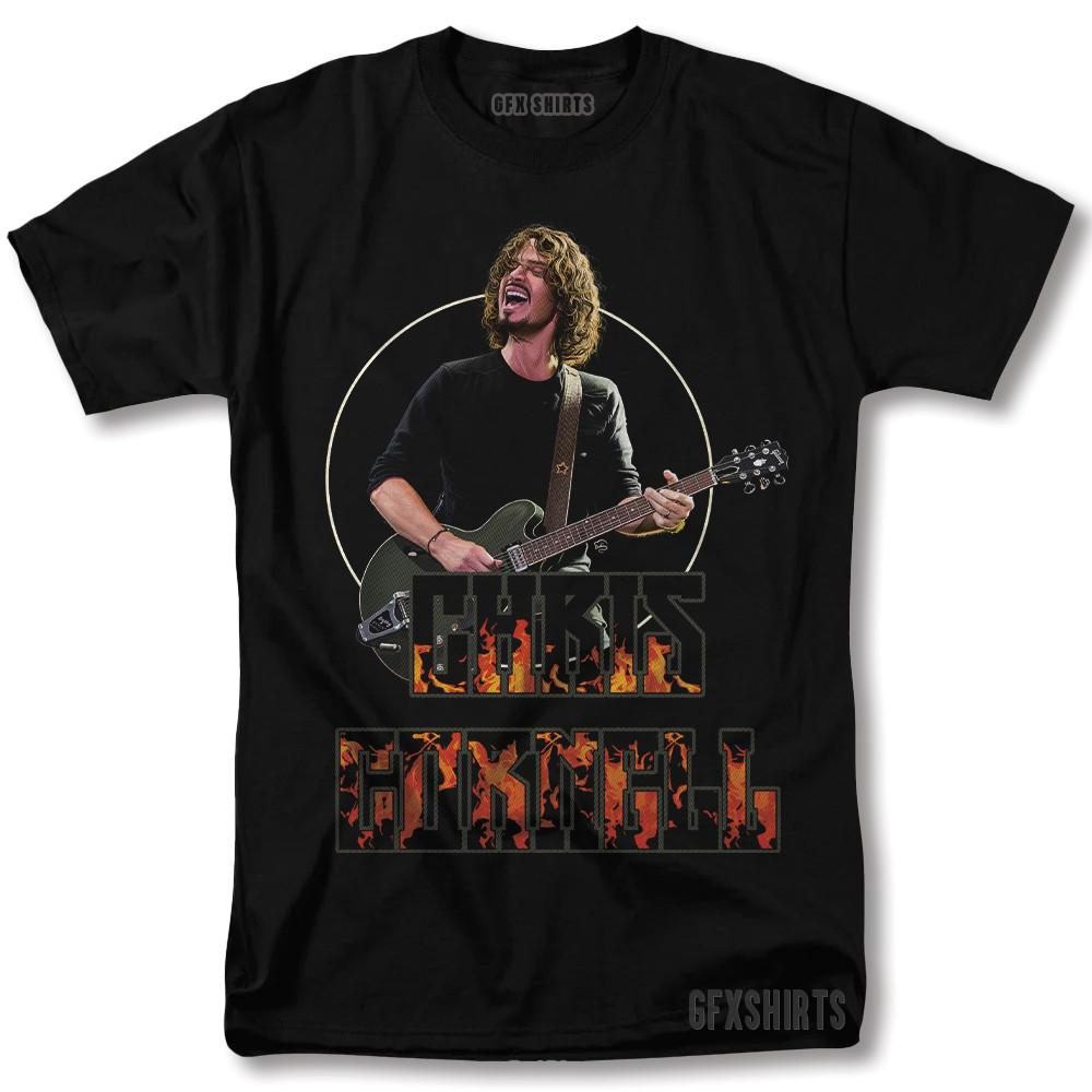Chris Cornell Shirt Soundgarden Rock Tour Concert Vntg Graphic Design T-Shirt Unisex T-Shirt S