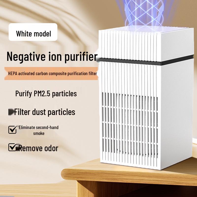 USB Desktop Air Purifier for Indoor Smoke and PM2.5 Removal