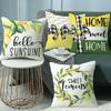 New Modern Simple Summer Lemon Decorative Pillow Nordic Ins Sofa Bedside Living Room Fruit Pillow Cushion
