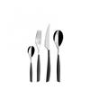 24-piece Cutlery Set - Bugatti - Glamour - 18/10 Stainless Steel - San Handle - Black