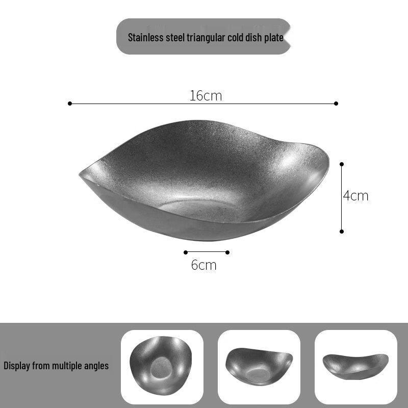 

ZISIZ Creative Irregular Stainless Steel Plates
