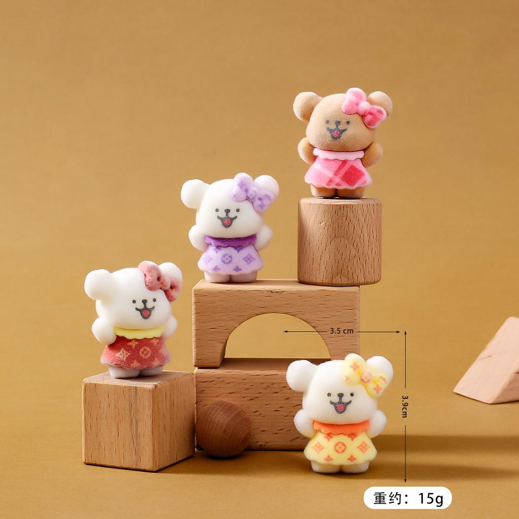 Animation Flocking Baby Three Cute Doll Live Match-Up  Living Room Desktop Small Ornaments Present Diy  Figures Plaything