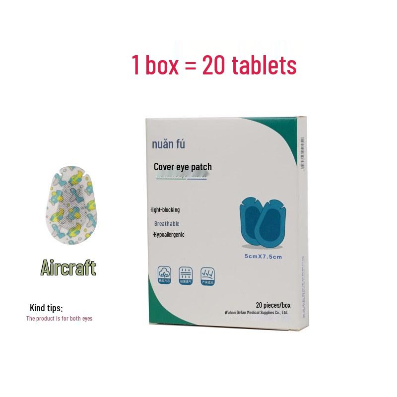 Children's Disposable Full Coverage Amblyopia Eye Patches for Vision Correction and Strabismus Training