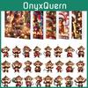 Christmas Series 24day Advent Calendar With Cartoon Monkey Acrylic Ornaments For Festive Decor
