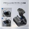 NEEWER Side Handle AC014 Cage Compatible Modular Quick-Release Magnetic Action Camera Mount Adapter for Osmo Action 5 Pro/4/3 with Grip/Cold Shoe Shut