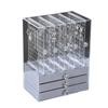 Jewelry Storage Rack Transparent Large Capacity Dustproof Vertical Earrings Display Stand Jewelry Storage Clear Drawer Box Case
