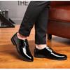 Formal Business British Style Casual Leather Shoes Men Black Leather Office Shoes JZ-8707