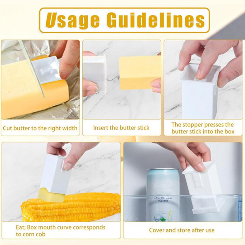 Butter Spreaders Small Butter Storage Box Simple Design Baking Butter Stick Convenient Kitchen Utensils For Home Restaur