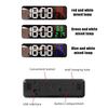 LED Digital Alarm Clock Table Wall Clock Large Screen Adjustable Brightness Display Time Week Calendar for Home Office & Hotel