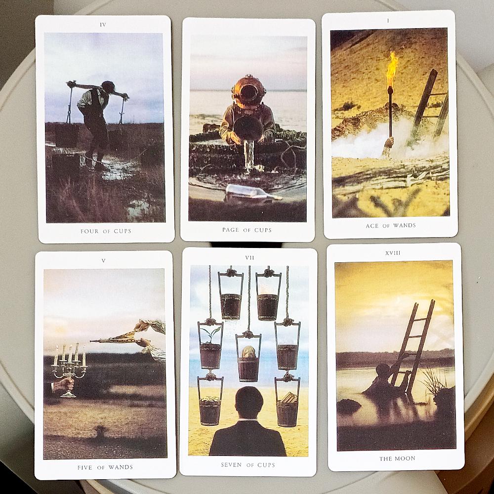 10.3*6cm The Somnia Tarot Deck - 78-Card Surrealist Photography Tarot Deck for Divination, Meditation, and Collection