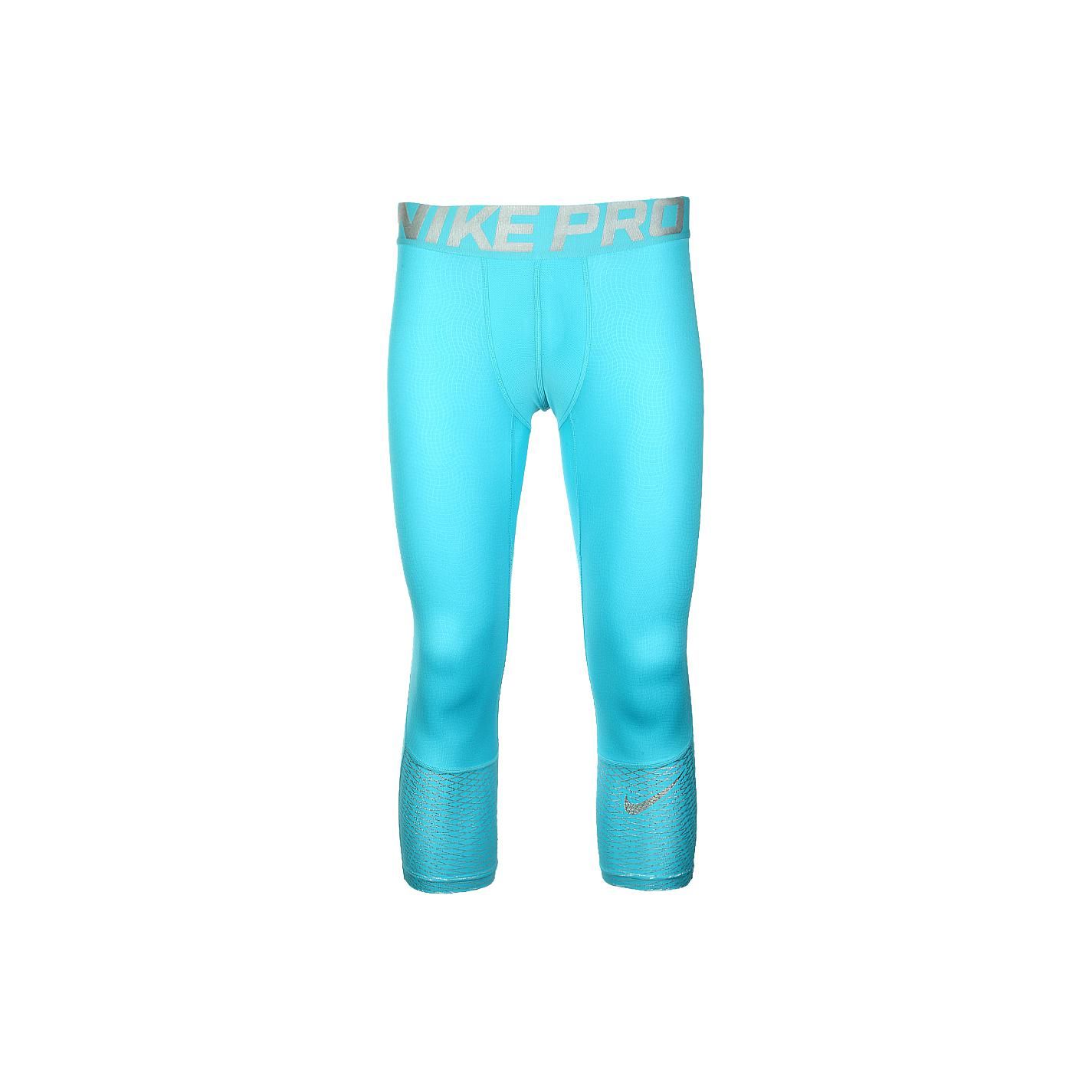 Nike Letter Print Slim Fit Three Quarter Sports Pants Men Pants Blue 747427-418 L