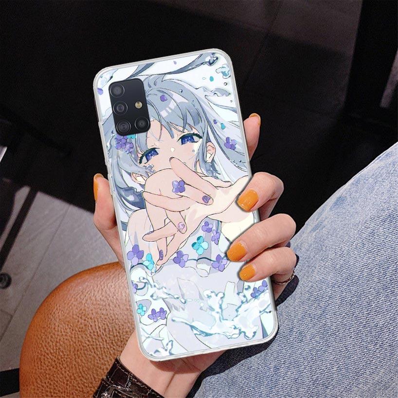 Cute Anime Girl INS Phone Case For Samsung Galaxy A52 A32 A22 A12 A51 A31 A50S A30S A20S A10S Note 20 Ultra 10 Plus S10 A72 A71