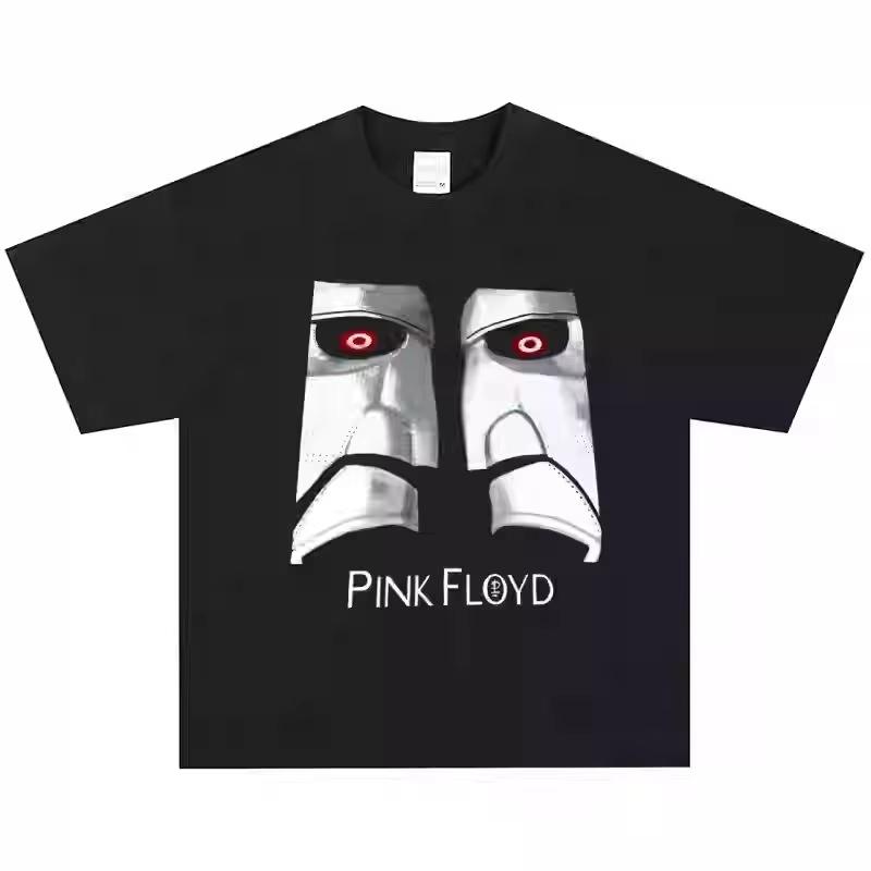 

2025 Summer and autumn street hip-hop print T-shirt loose and trendy men s and women s sportswear top 4XL