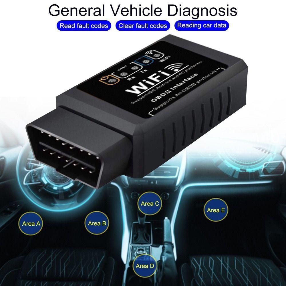 V1.5 Model OBD2 Scanner WIFI Version Car Diagnostic Tools ELM327 Scanner  Vehicle Maintenance