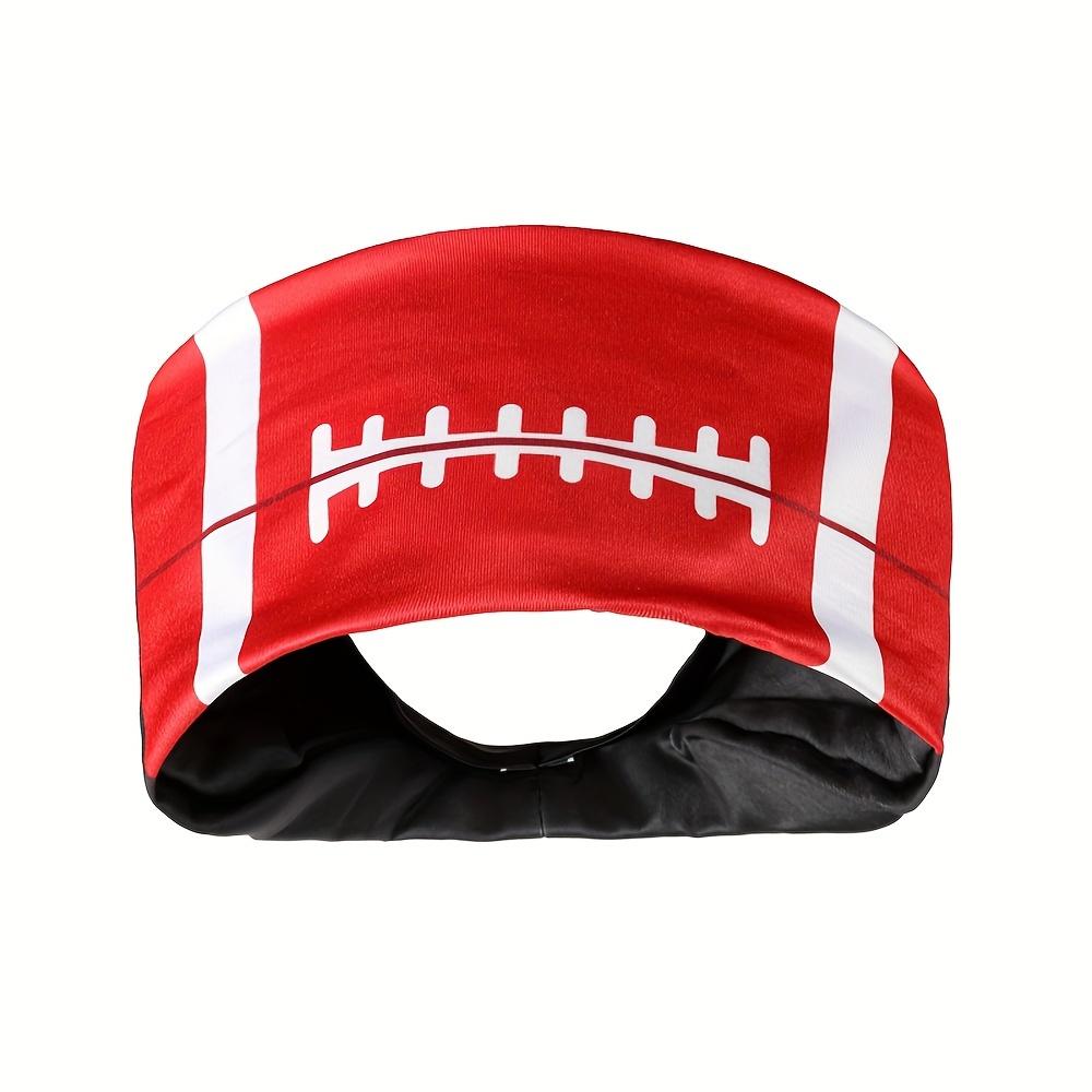 Basketball Print Boho Headband - Elastic Sports Hair Band for Yoga, Running, Fitness - Women s Stylish Workout Accessory