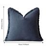 Solid Color Bohemia Cushion Cover Cotton Pillowcase Modern Throw Pillow Cover  Hotel