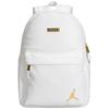 New PU Leather Patchwork Backpack Regular Unisex White Gold DO9259-100