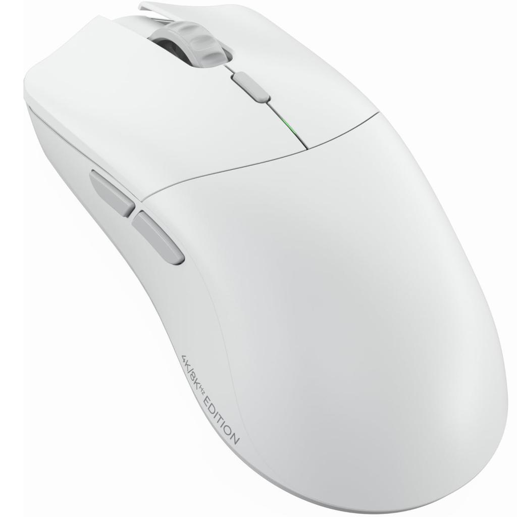 Glorious Model O 2 PRO Wireless - 4K/8K Polling Wired/Wireless Gaming Mouse, White (GLO-MS-POWV2-4K8K-W MS0733)
