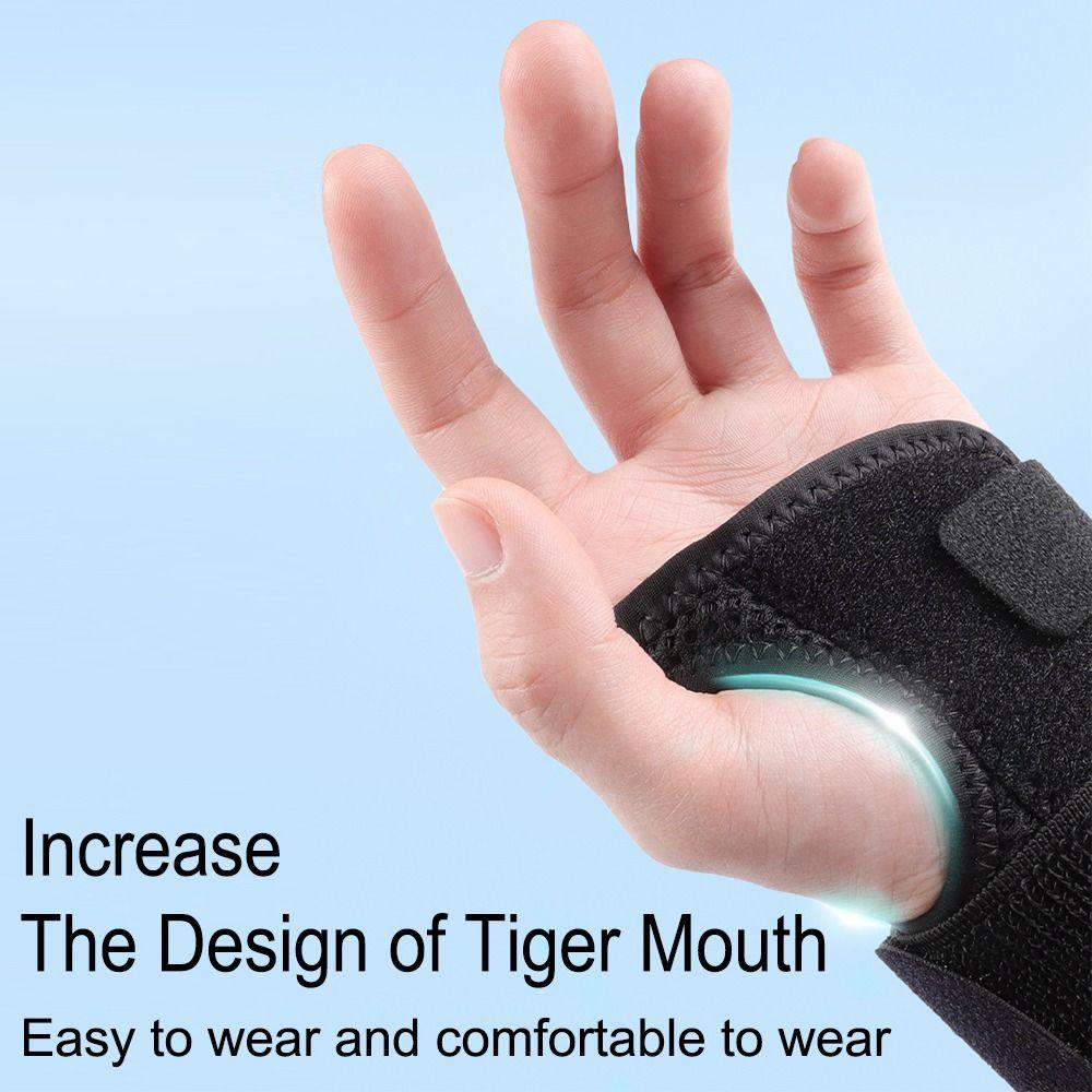 Breathable Wrist Support Splint Adjustable Wrap Hand Wrist Guard Wristband Wrist Stabilizer  Men