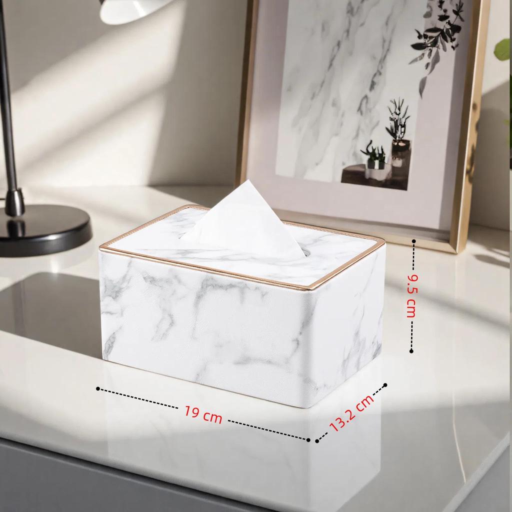 Luxurious Desktop Tissue Box: Stylish Design for Home, Hotel, or Restaurant