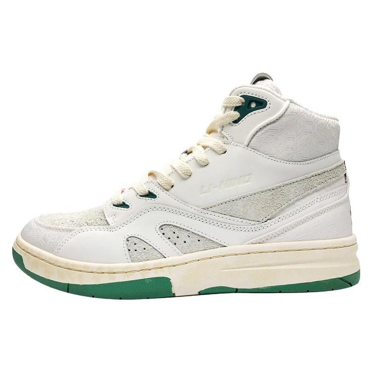 Li-Ning 937 Deluxe Hi x 1807  White Green  Men s AGBQ135-1 EU 45