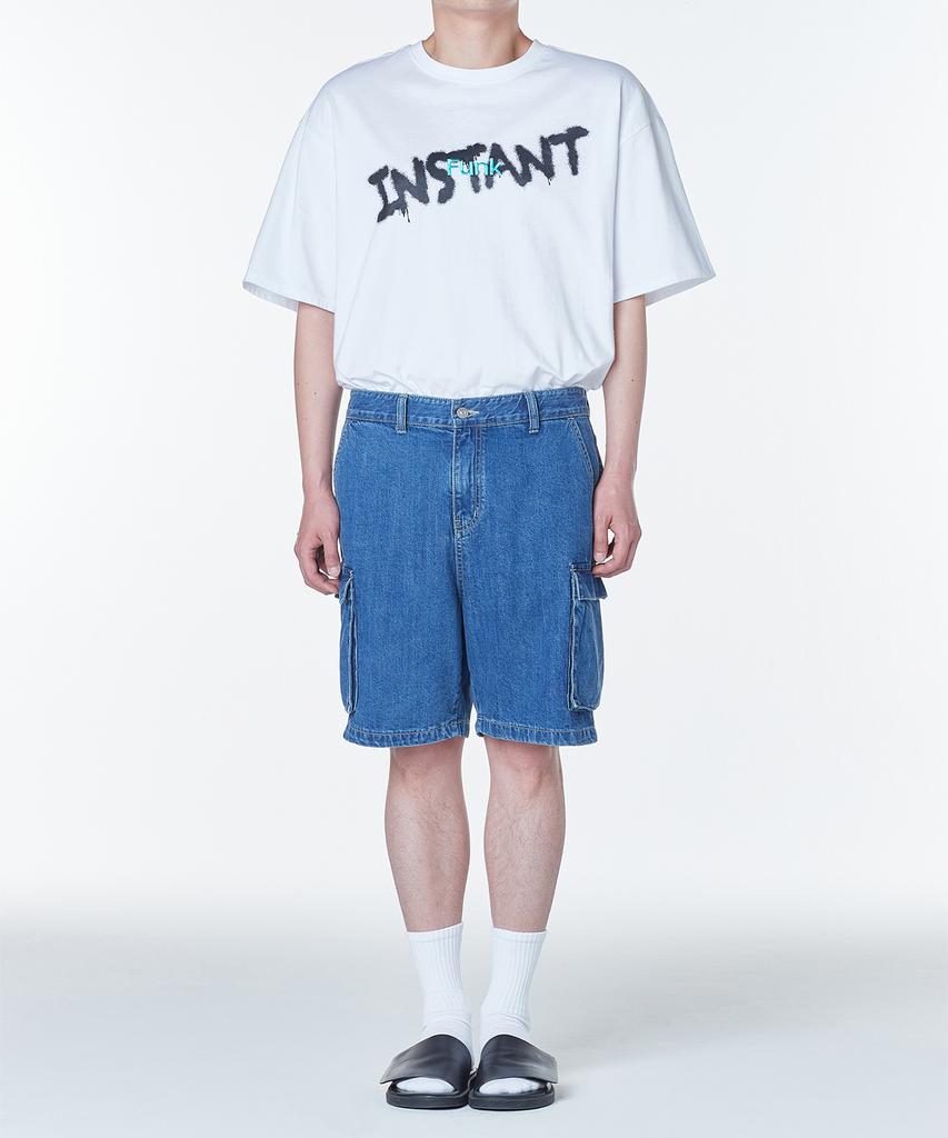 Instant Punk Ms Cargo Shorts - Blue