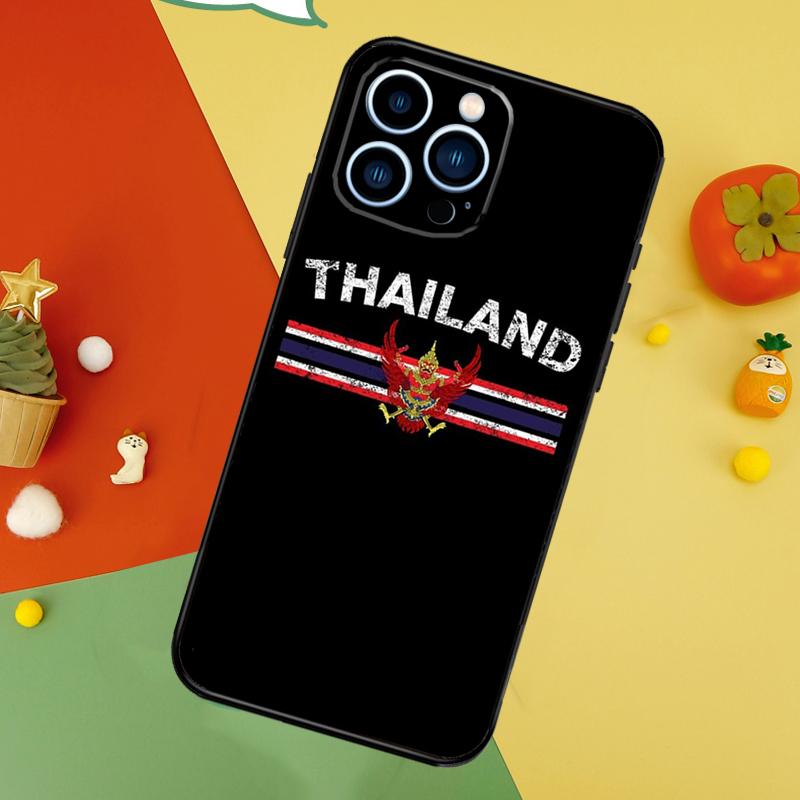 Thailand Flag & Map Phone Case Series Phone Case for iPhone 17 16 15 14 13 12 11 Series Pro Max Plus Double Layer Protection