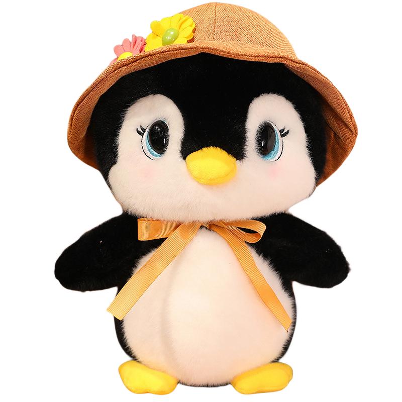

Очаровательная плюшевая игрушка-пингвин, мягкая кукла, которую можно обнимать, подарок на день рождения для детей, декор для детской комнаты 25cm/9.84in жёлтый