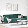Living Room Sofa Dark Green 250 X 77 X 76 Cm