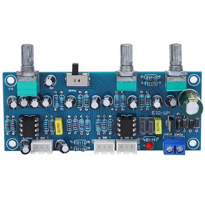 Preamp Board 2.1 Channel Subwoofer Pre‑Amp Low Pass Filter Amplifier Circuit Board