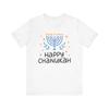 Happy Hanukkah T-Shirt - Festive Jewish Holiday Tee