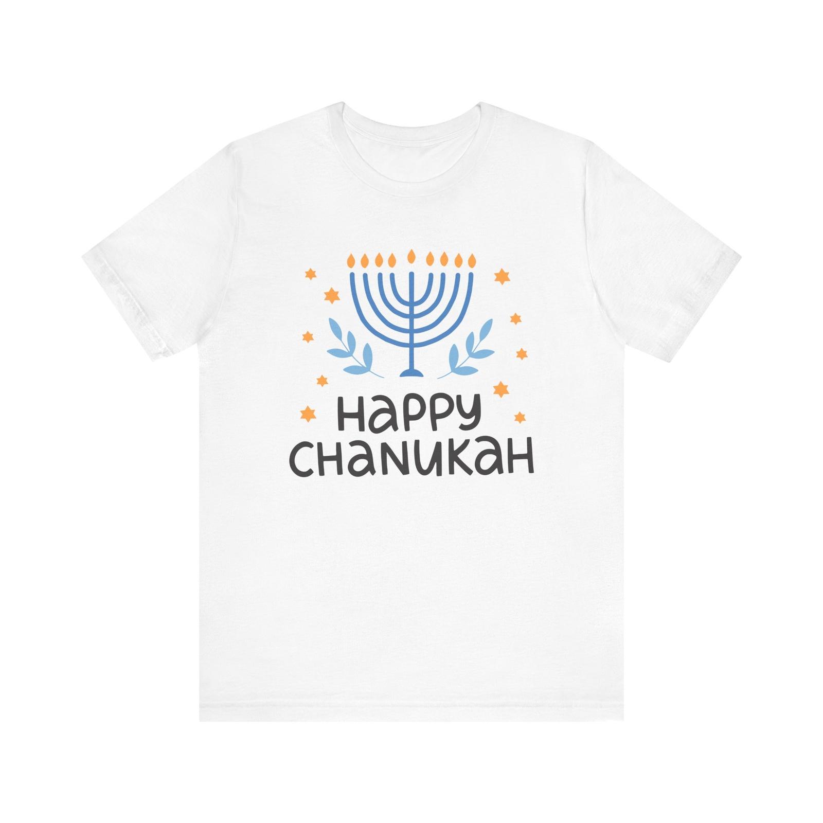 

Happy Hanukkah T-Shirt - Festive Jewish Holiday Tee 5XL різнокольоровий