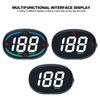 Plug&Play GPS HUD Car Head Up Display Overspeed Alarm Atmosphere Light Car Digital Speedometer Compass Universal