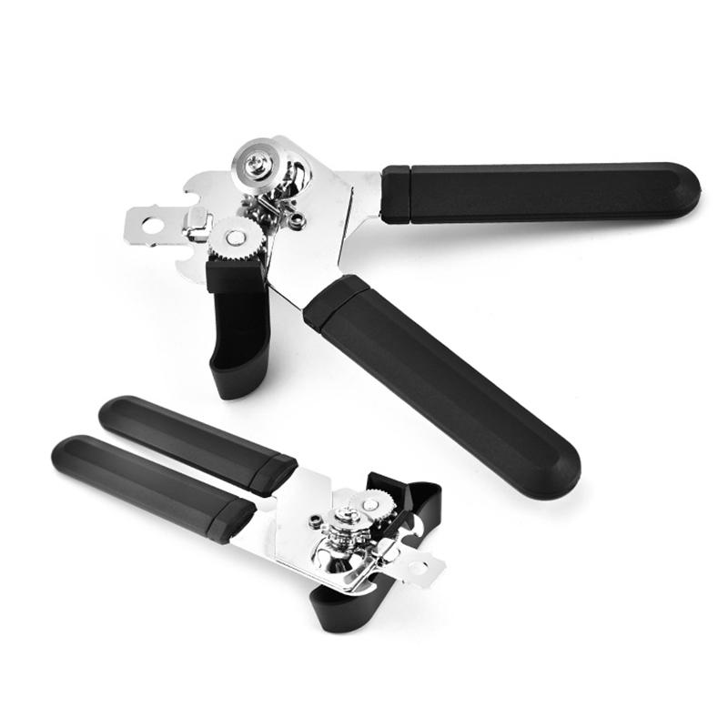 Stainless Steel Multifunctional Professional Manual Can Opener Craft Beer Grip Can Opener Bottle Opener Kitchen Gadgets