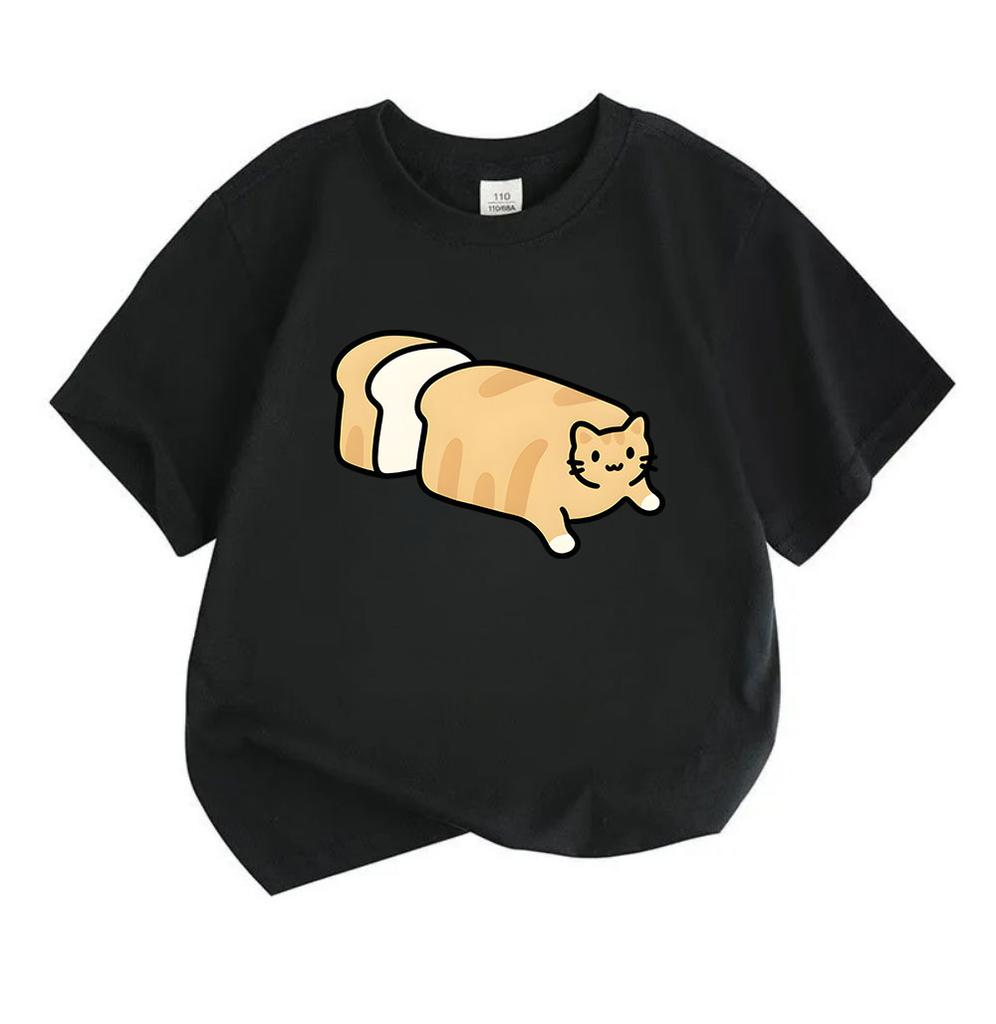 Kids Boys Girls 100% Cotton Crew Neck Short Sleeve T-Shirt,
