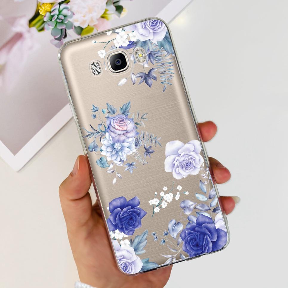 For Funda Samsung Galaxy J5 2016 Phone Case Cute Cat Dinosaur Soft Silicone Cases For Samsung J5 2016 J510 Back Cover Bumper