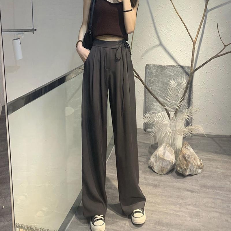 Flared Pants Women Loose Trousers Spring Autumn Casual Bottoms