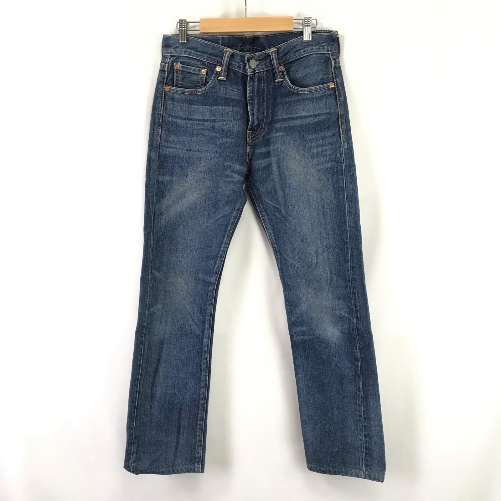 

Джинсы Levi’s 513 Мужские W28 Темно-синие Зауженного кроя(ИСПОЛЬЗОВАЛ)