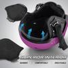 Odoland Ski Helmet with Snowboard OTG Glasses Includes Size Small Visor, Helmet, Compatible, Goggles, Dial-in Control, Men's, Women's, Adult, Purple,
