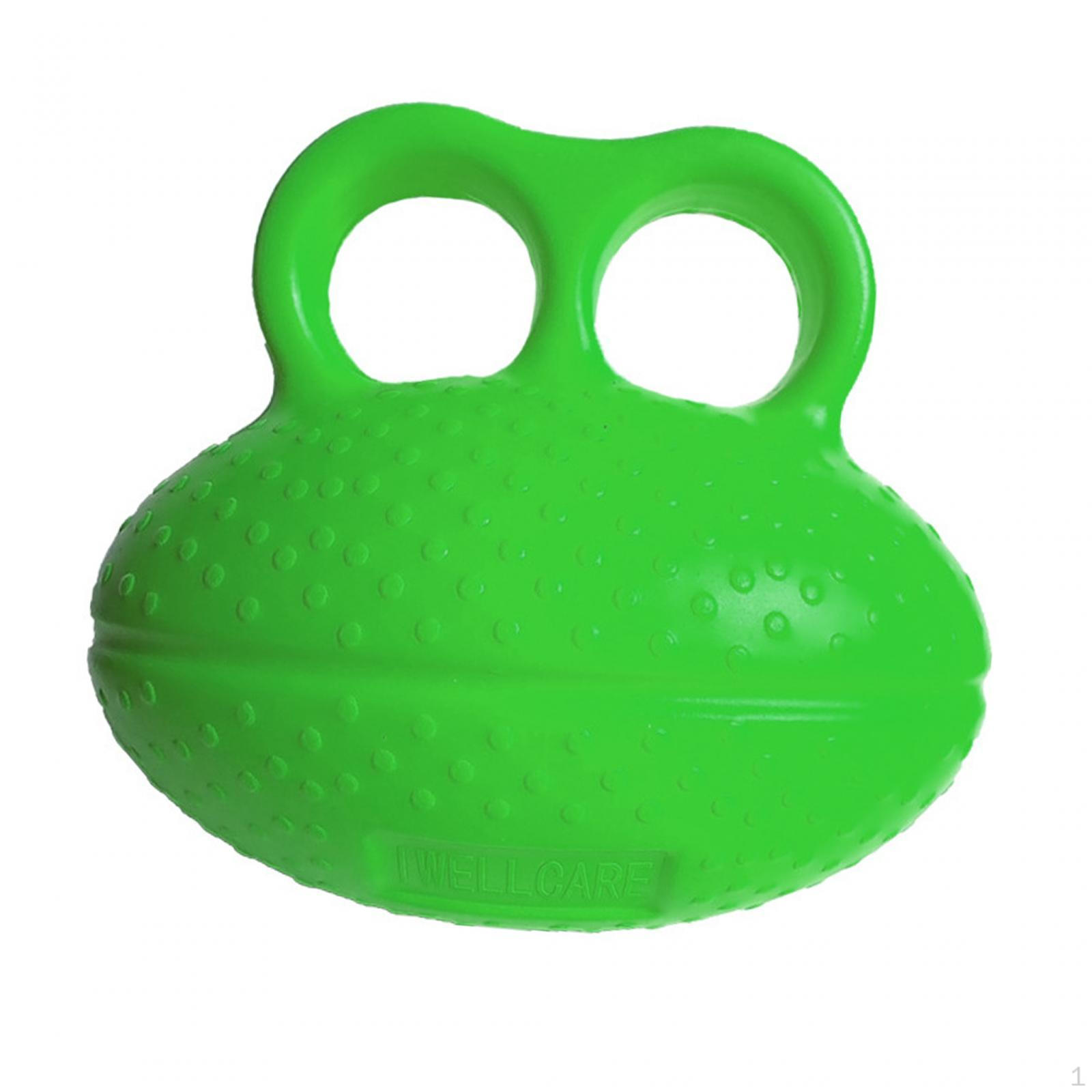 

Тренажер для разгибания пальцев, мяч для упражнений с ручками для пожилых спортсменов, страдающих артритом зелёный