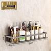 Punch-Free Wall-Mounted Bathroom Storage Rack for Basin and Toilet