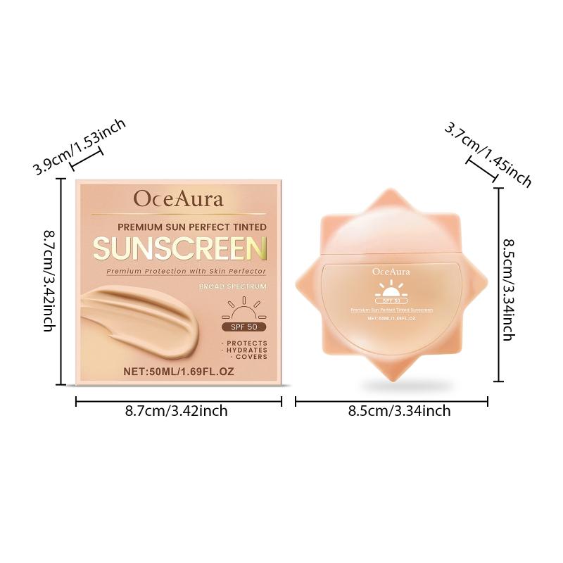 Oceaura Moisturizing Protective Cream Long Lasting Refreshing Anti Isolating Anti Oxidant Lightweight Sunscreen