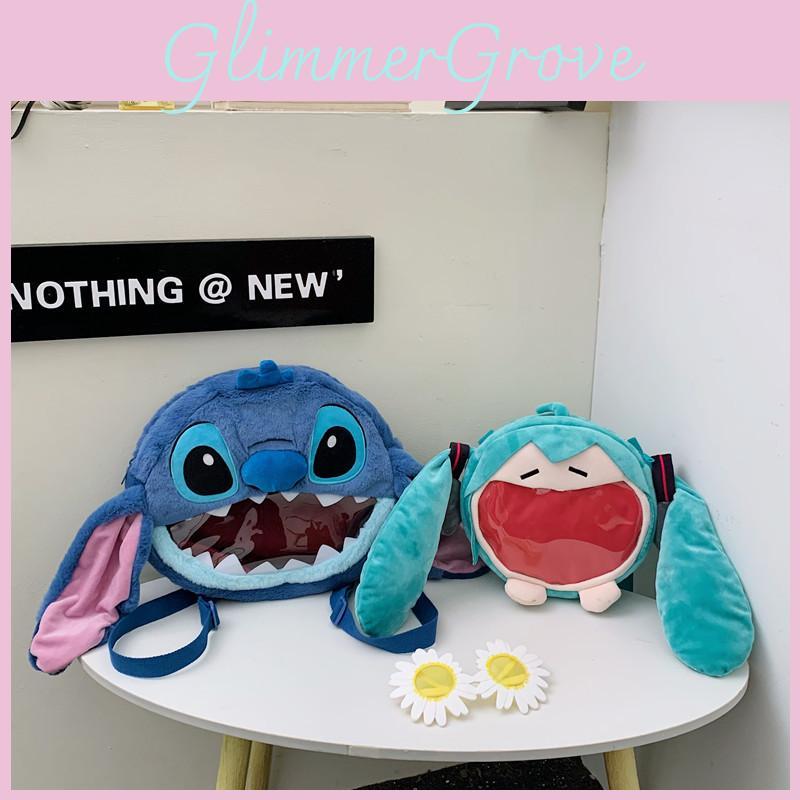 Cartoon Childrens Plush Backpack And Hatsune Miku Design Appearance