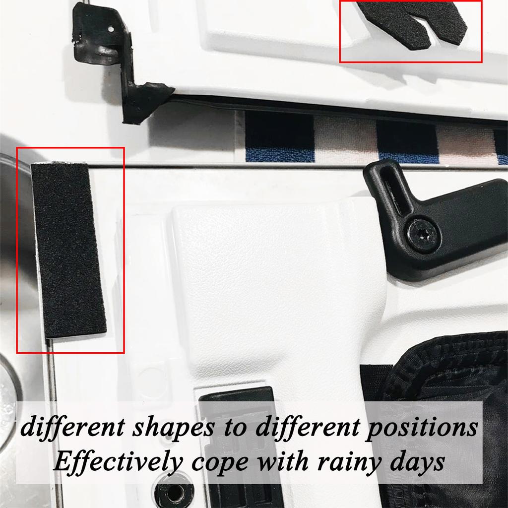 Top Heat Insulation Cotton Hardtop Rainwater Blocker Diversion for Jeep Wrangler JK 2012-2017 2-Doors Car Interior Accessories Heat Shields 2