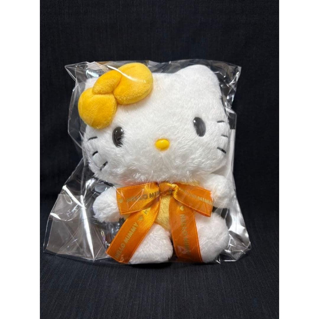 Rare Sanrio Character Award Logo Ribbon Plush Toy Hello Mimmy