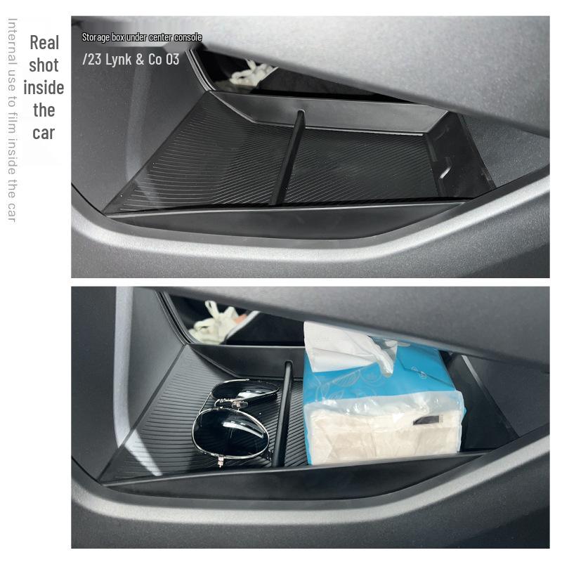 23-25 Lynk&Co 03 Lower Center Console Storage Box - Car Interior Modification Accessory