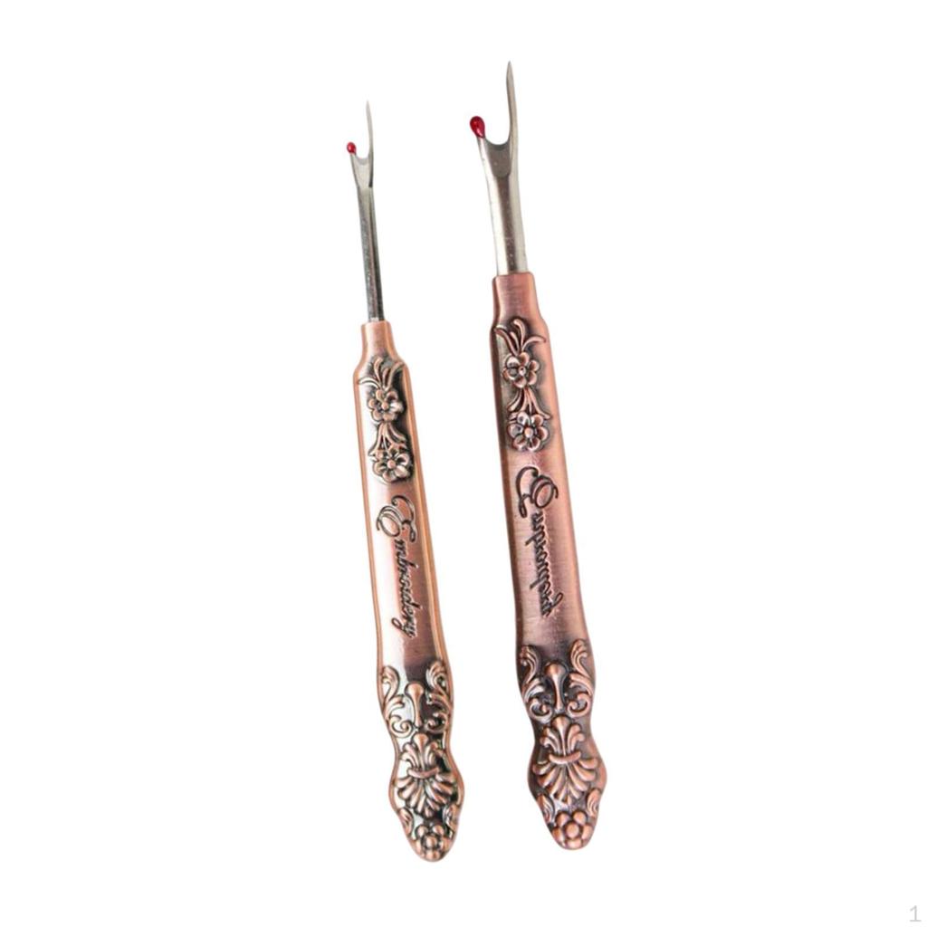 Sewing Stitch Ripper Engraved Seam Set Portable Handcrafts Embroidery Tools Thread Remover